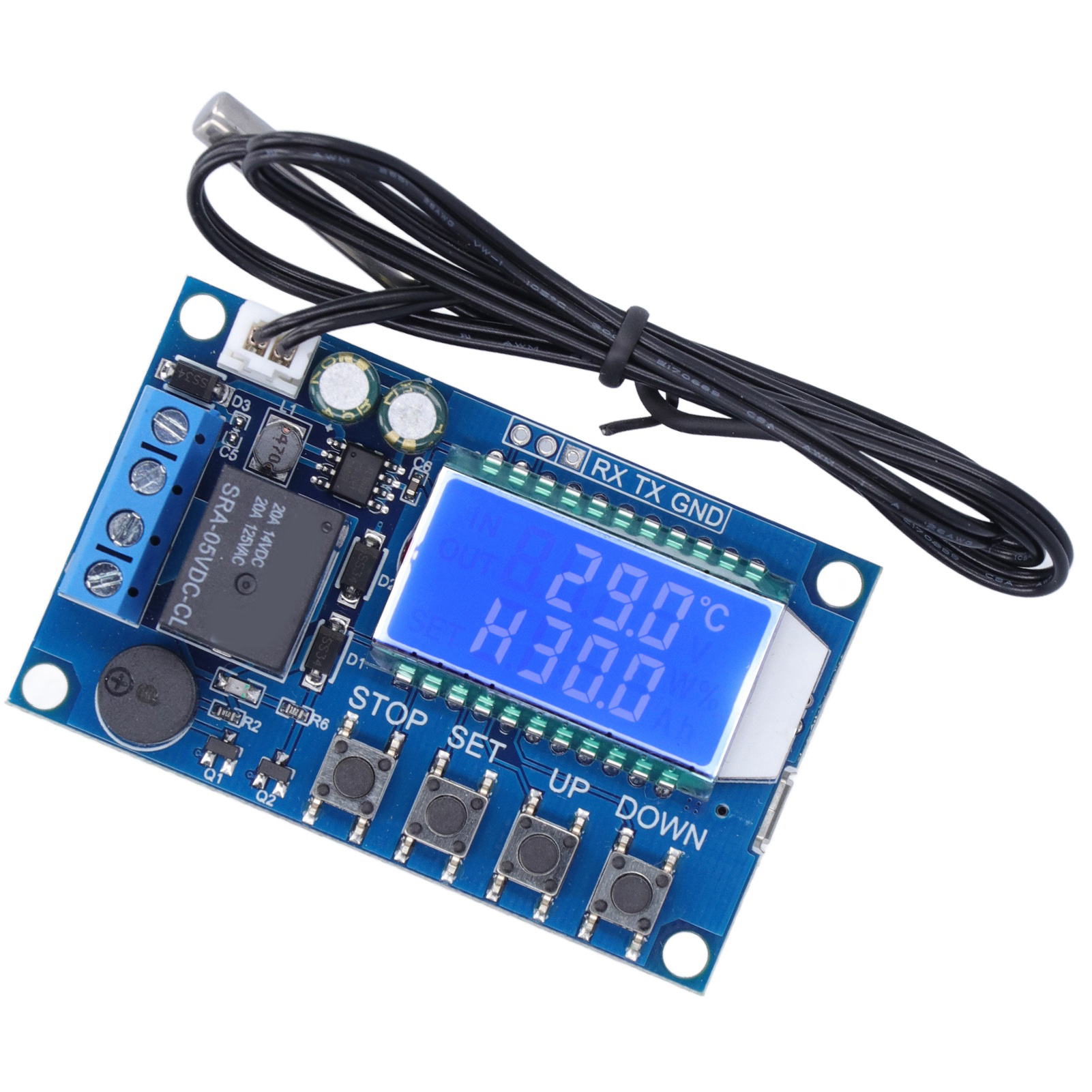 Xy-t01 Digitales Thermostat-steuermodul Für Warm- Und Kaltwassertemperatur, Dc 6-30 V, Digitalanzeige