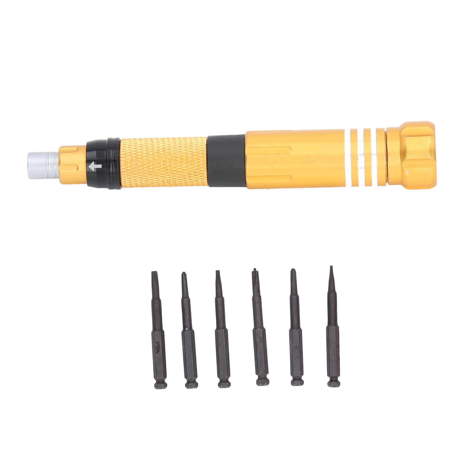 Präzisions-magnet-multifunktionsschraubendreher, 6-teiliges Bit-set, Stiftform, Elektronikreparatur, Magnetisches Schraubwerkzeug, Bt8927a