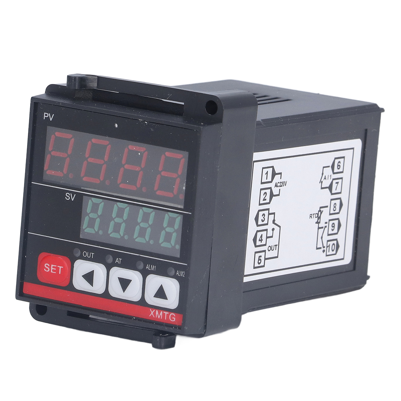 Digitales Thermostat 0-400℃, Einstellbarer Temperaturregler, Digitalanzeige, Ac 220v-steuerung, Präziser Temperaturschalter.