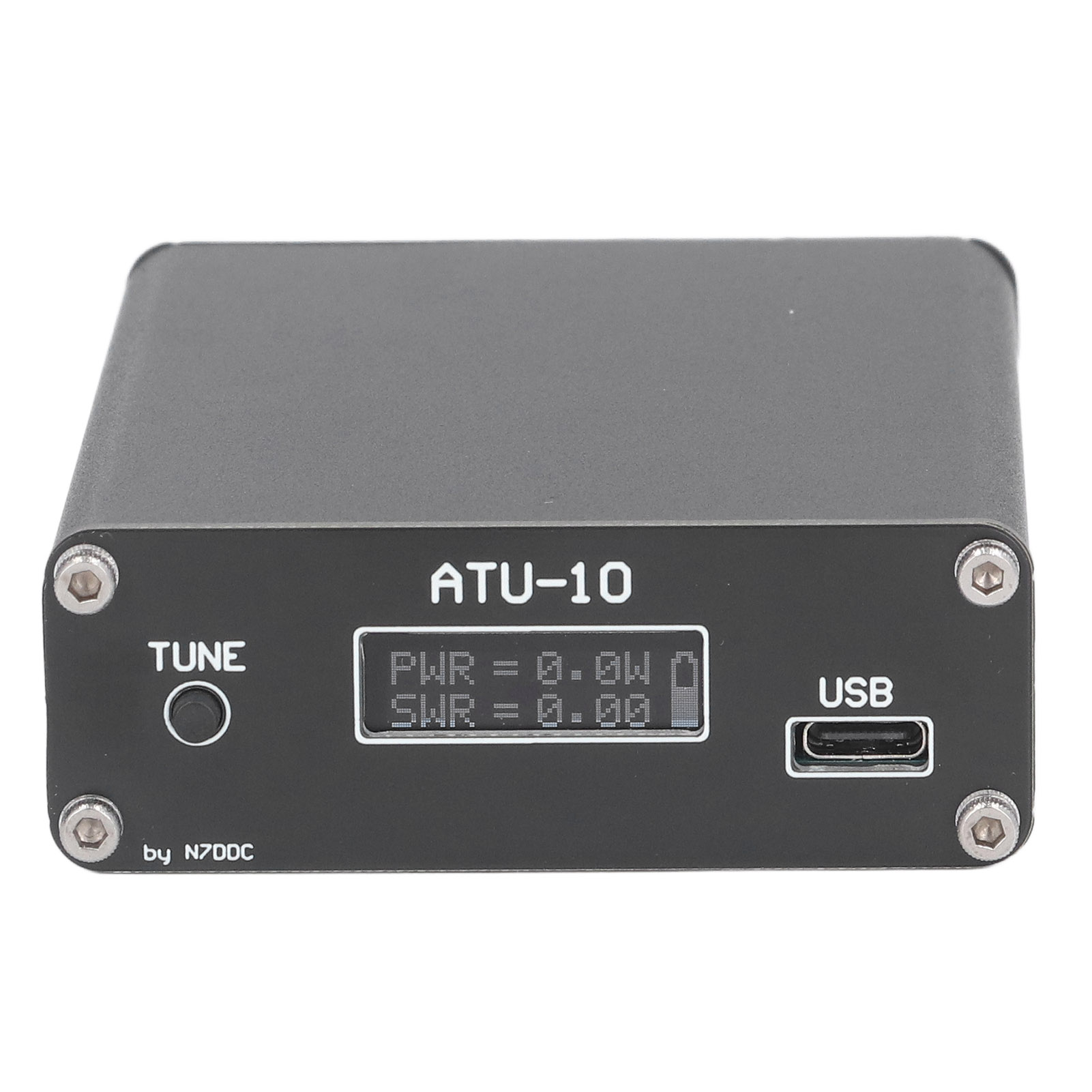 Atu-10 Automatischer Antennentuner Qrp 0,91-zoll-bildschirm Radiotuning-box Mit Bnc-anschluss Version 1.4