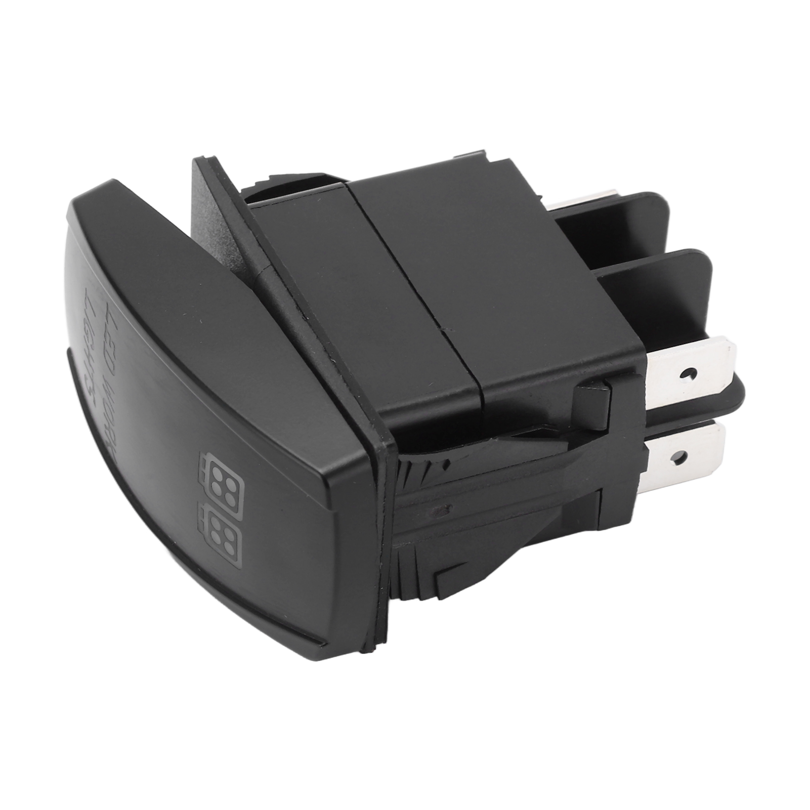 Ts-35 5-poliger Led-wippschalter, 12v Beleuchteter Knopf, Ein/aus Für Auto, Boot, Schiff Und Yacht, Wasserdichter Marineschalter.
