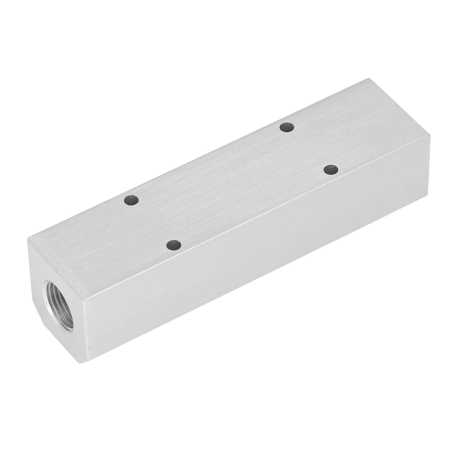 Pneumatikverteiler Aus Aluminium, 40 X 40 Mm, Hochleistungs-luftverteiler, G1/2-einlass, G1/4-auslass, 4-fach-anschlussblock Sy40-02-4f