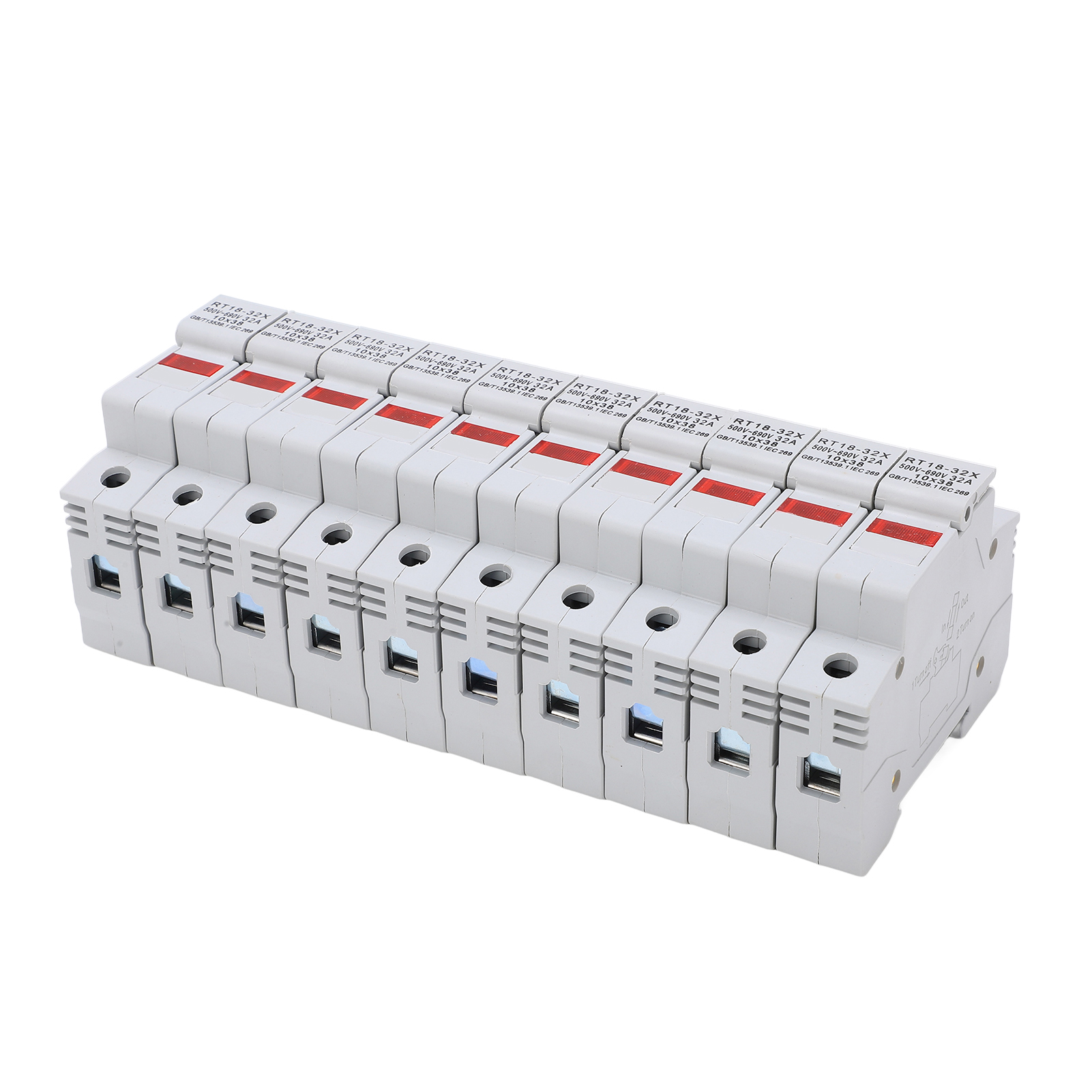 Miniatur-din-schienen-sicherungshalter Rt18-32x Mit Led-anzeige, 32-a-sockel, 500–690 V, 1-poliges Elektrisches Zubehör