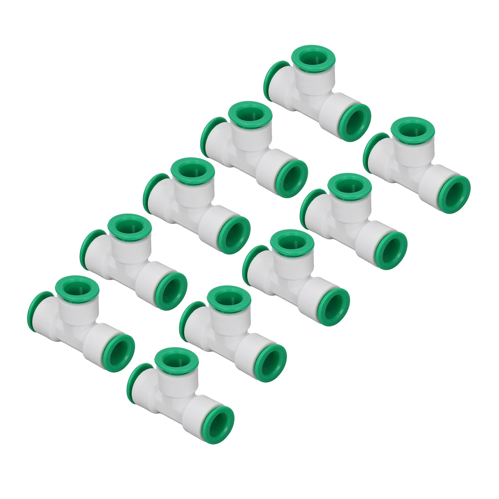 3-wege-schnellkupplungs-t-stück Für Gartenschläuche, 10 Stück, 25 Mm/1 Zoll Adapter, Bewässerung, Steckverbindung, Innendurchmesser, Einfache Verbindung.