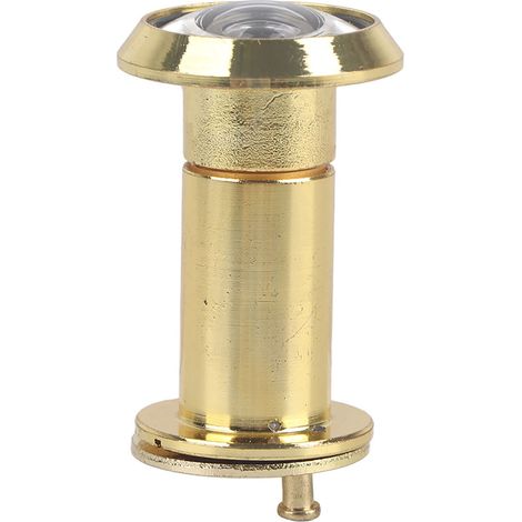 Vergoldeter Türspion Mit Einem Weiten 200°-sichtwinkel, Verstärkter Sichtschutz, Robustes Sicherheitsvisier, Hochwertige Metalloberfläche.
