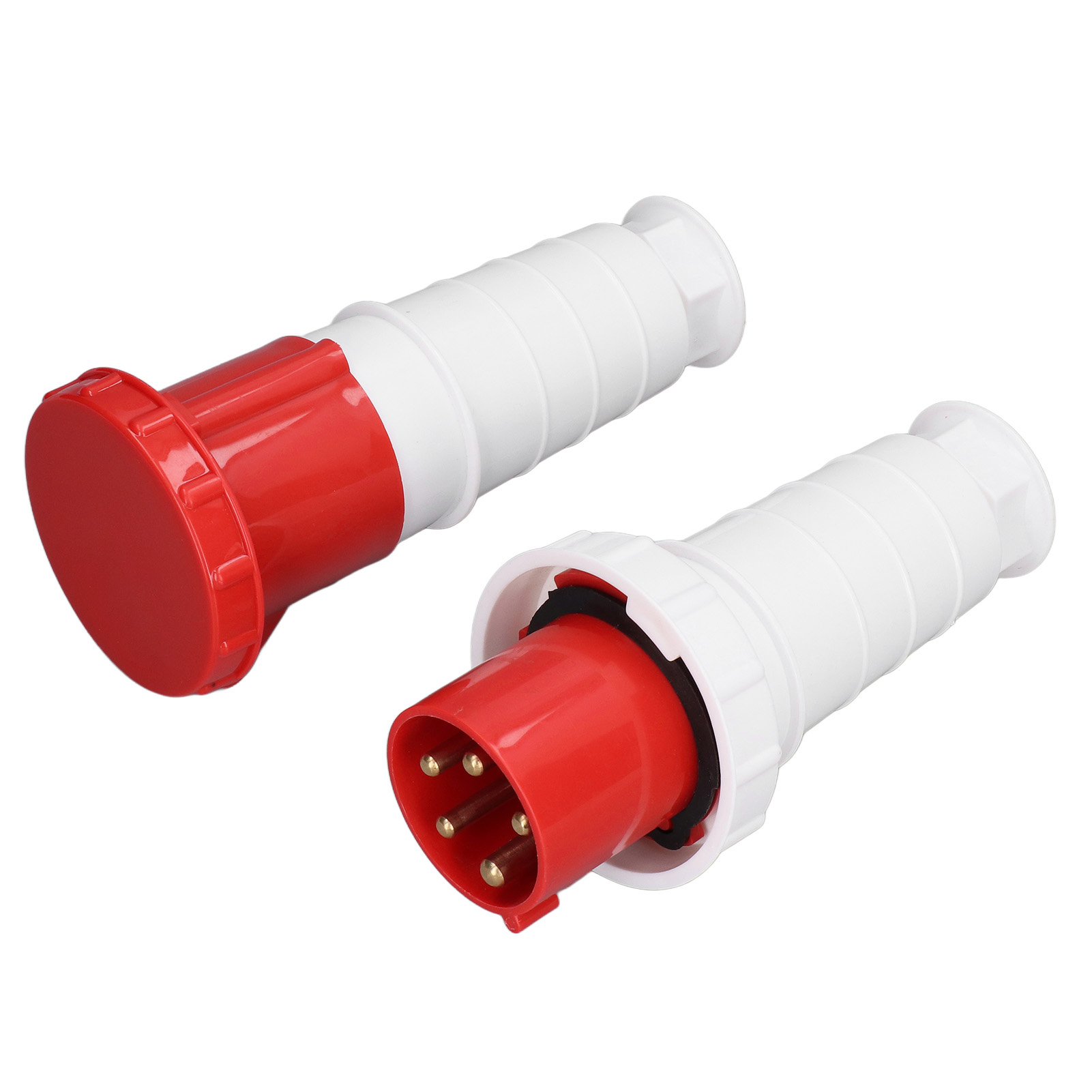 Wasserdichter 5-poliger, 3-phasiger Industriestecker (380–415 V), 3p+n+e-luftfahrtstecker, Schutzart Ip67 Für Maschinen