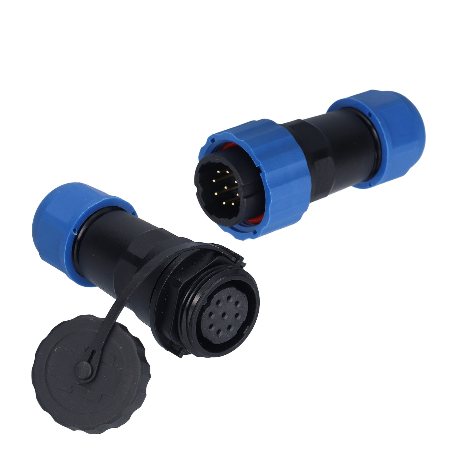 Ip68 Wasserdichter Flugzeugstecker 250v 5a Sp209 2-polig Für Kabel, Wandmontage, Hochleistungsnetzteil