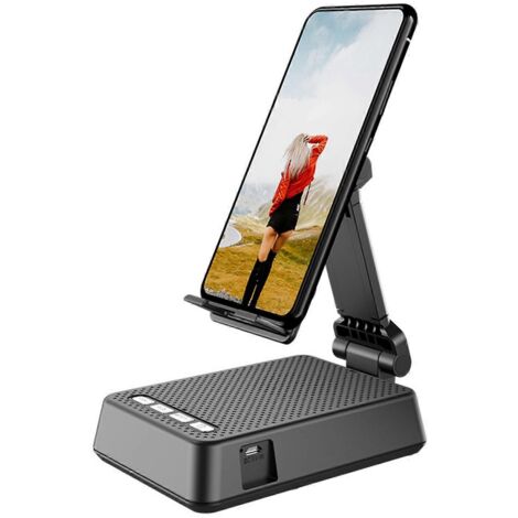 Smartphone-halterung Mit Hochwertigem Hifi-sound Und Flexibler Lautsprecherbefestigung