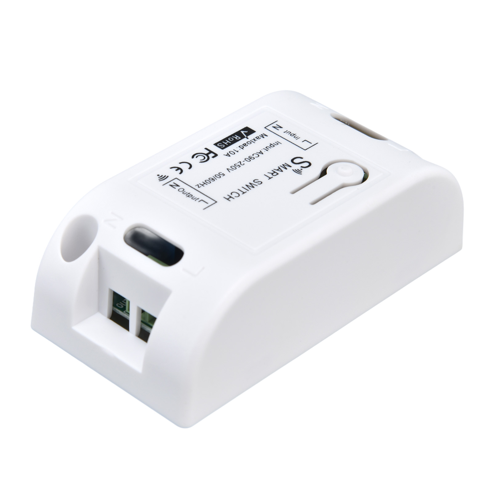 Intelligenter Wlan-rf-433-mhz-schalter, Drahtlose Fernbedienung, Programmierbarer Timer, Ac90-250v 10a 2200w-controller, Netzwerkkompatibel.
