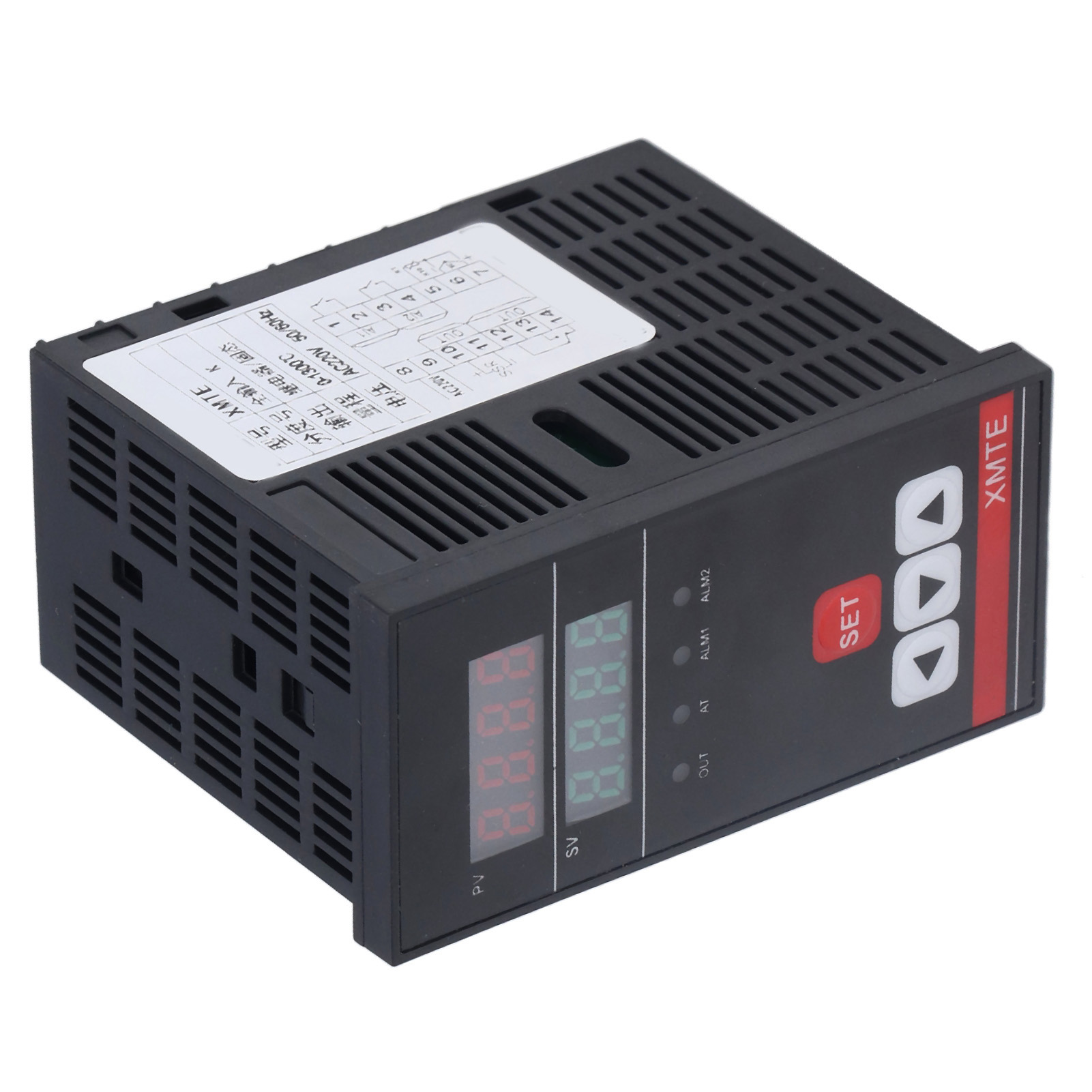 Ssr-relais Ac220v Digitalthermostat, Einstellbarer Intelligenter Temperaturregler Mit Clipbefestigung, 25a/40a Halbleiterrelaisregler