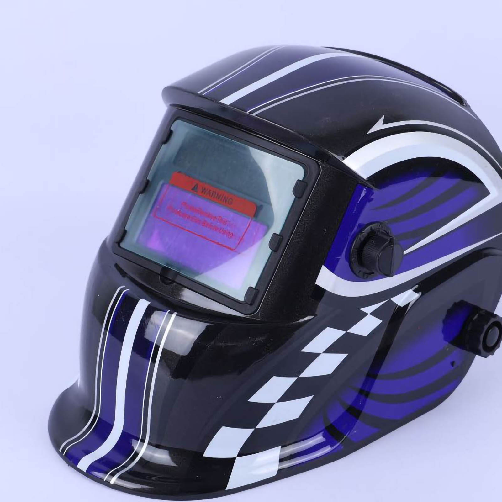 Lcd-schweißhelm Mit Automatischer Abdunkelung, Aufklappbarem Klappdeckel, Isolierendem Kopfschutz, Modell 1