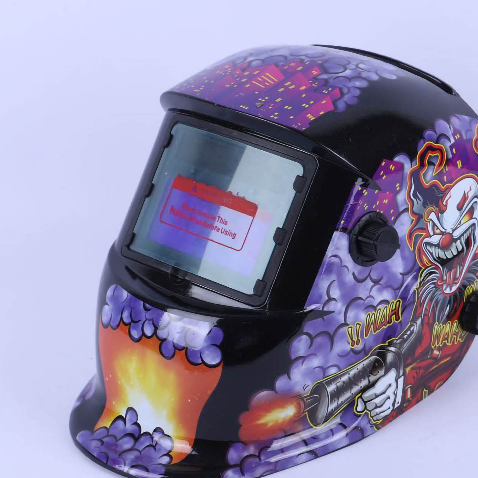 Lcd-schweißhelm Mit Automatischer Abdunkelung, Aufklappbarem Klappdeckel, Isolierendem Frontschutz, Modell 3