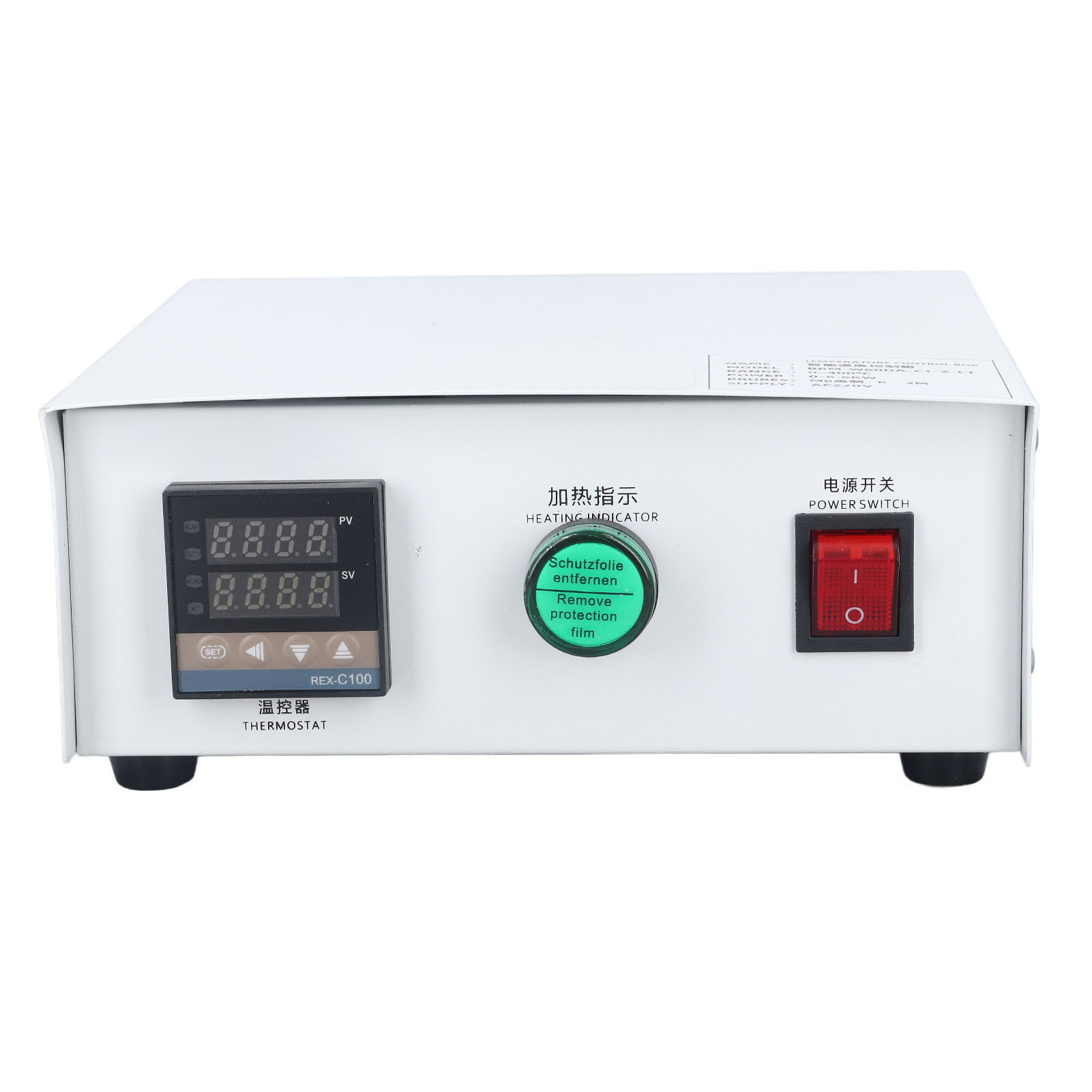 Pid-digitalthermostat Aus Edelstahl, 220-v-temperaturregler Für Kleine Wassertanks, 1 Meter Digitale Anzeige