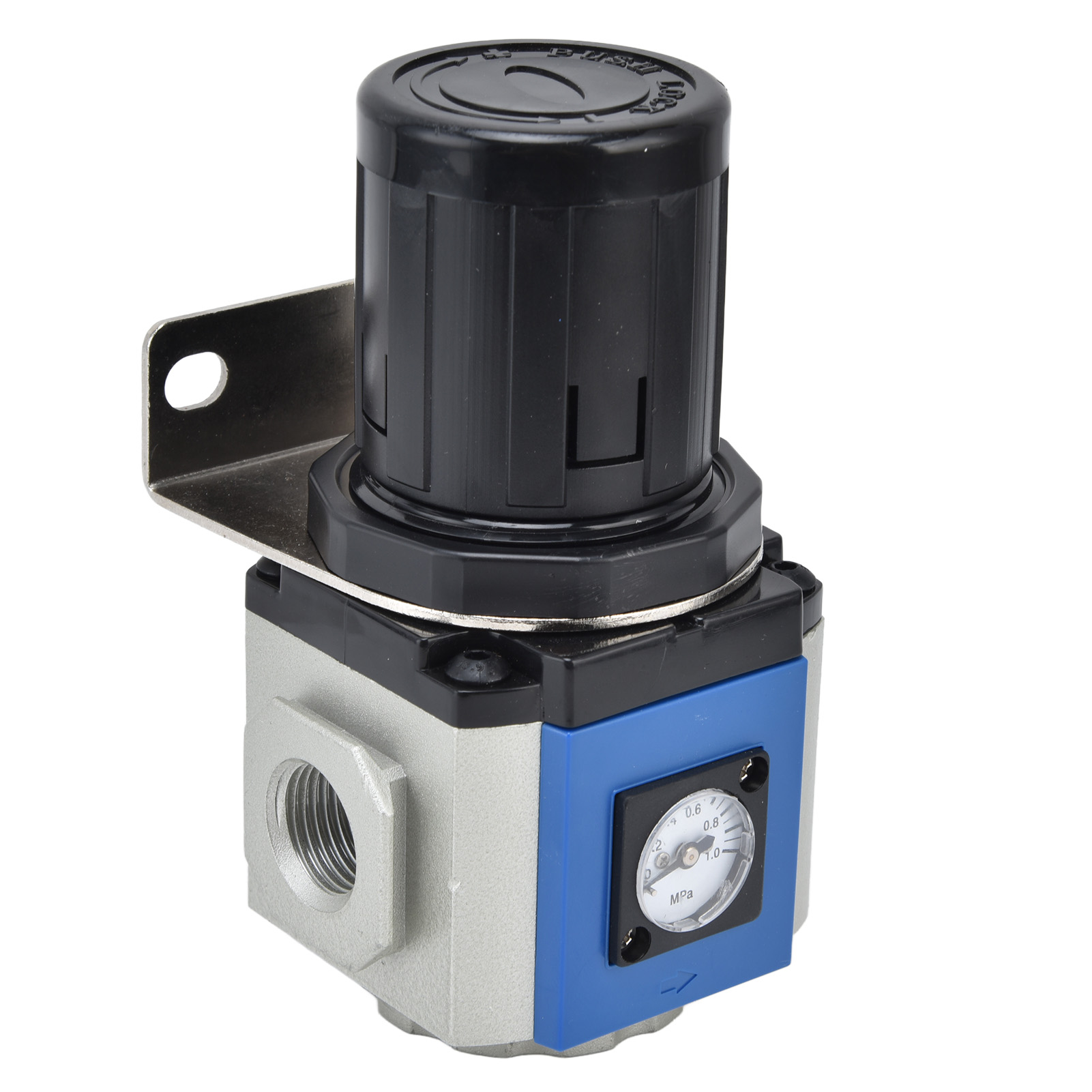 Luftdruckregler 0,05–0,9 Mpa (20–130 Psi) Mit Halterung, Einstellbarem Steuerventil Gr400-10, Pt 3/8