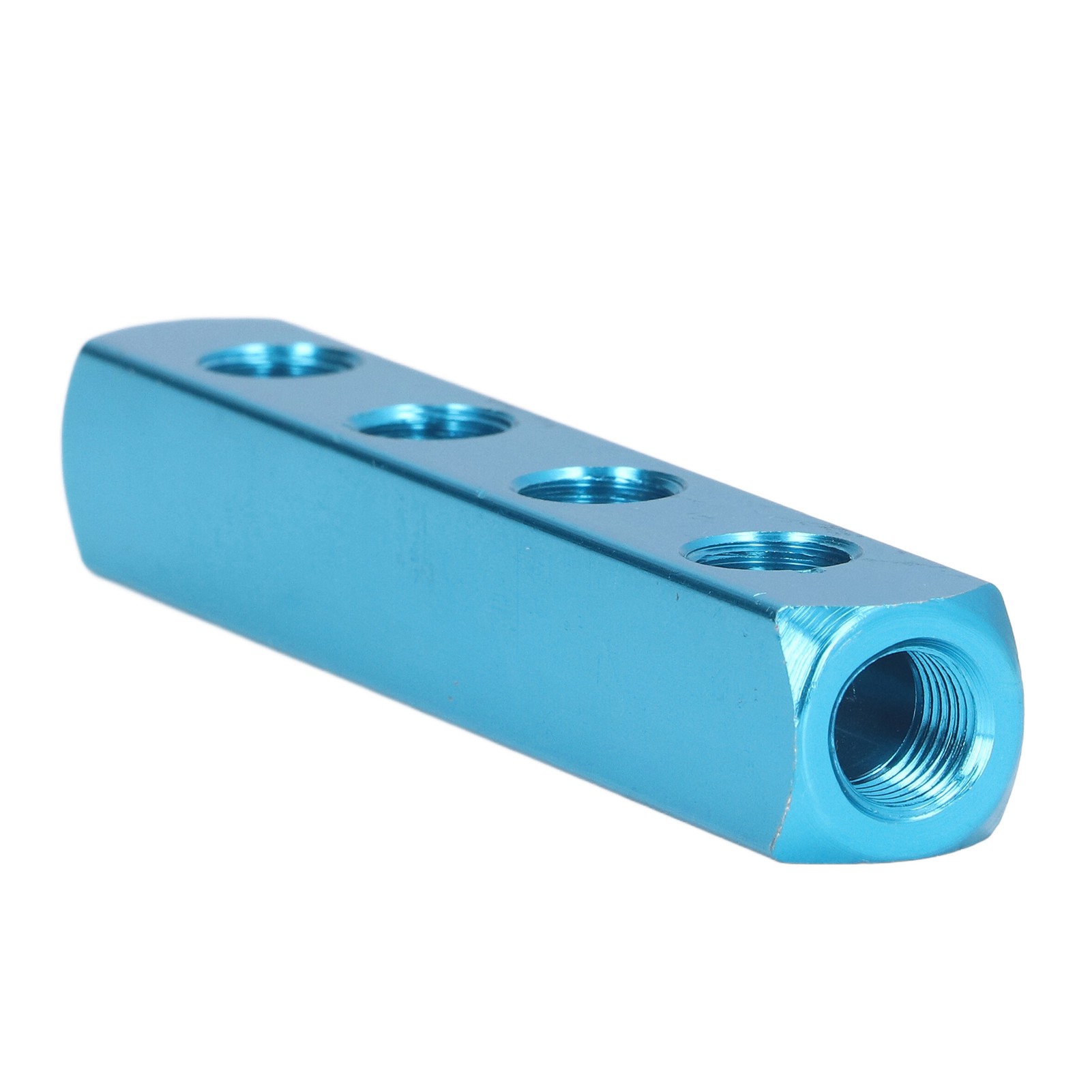 Pneumatischer Aluminiumverteiler, Al-4 Luftverteilerblock Für Automatisierungsanlagen, 4-facher Abscheider.