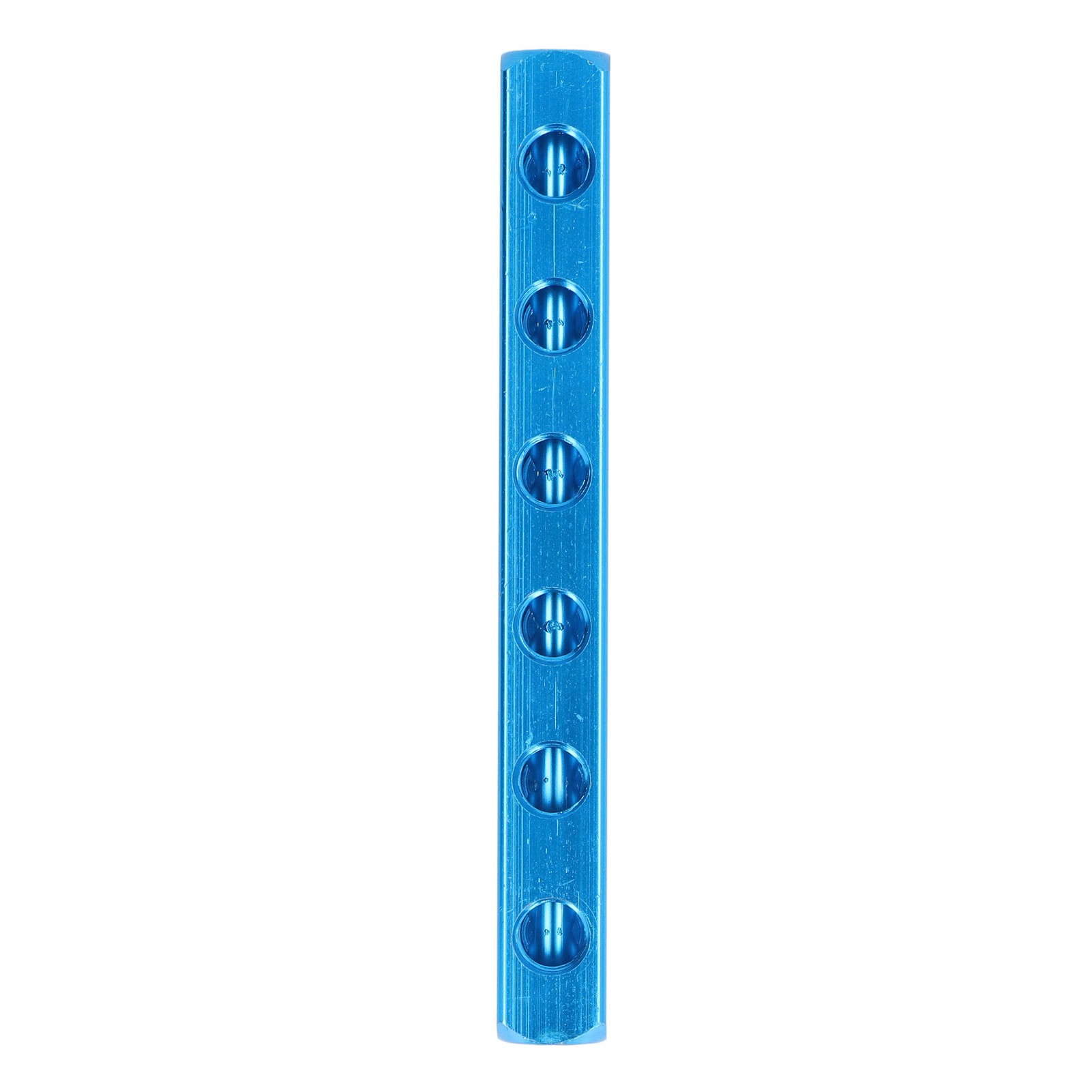 Pneumatischer Verteilerblock Aus Al-6 Aluminium, 6-facher Luftverteiler Für Automatisierungsanlagen, Hochleistungsverteilerblock.