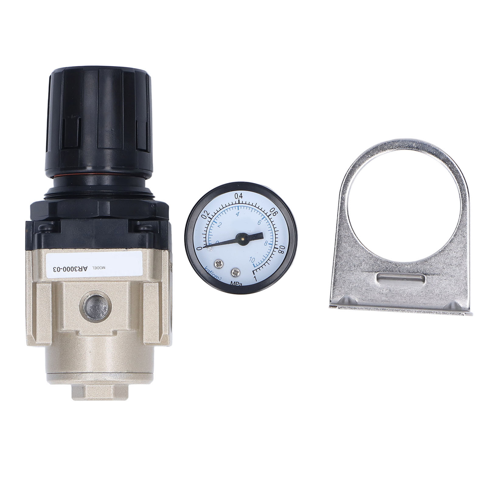G3/8 Luftdruckregler, Pneumatischer Filter Mit 0,05-0,85 Mpa Manometer, Modell Ar3000-03, Für Druckluftkreisläufe.