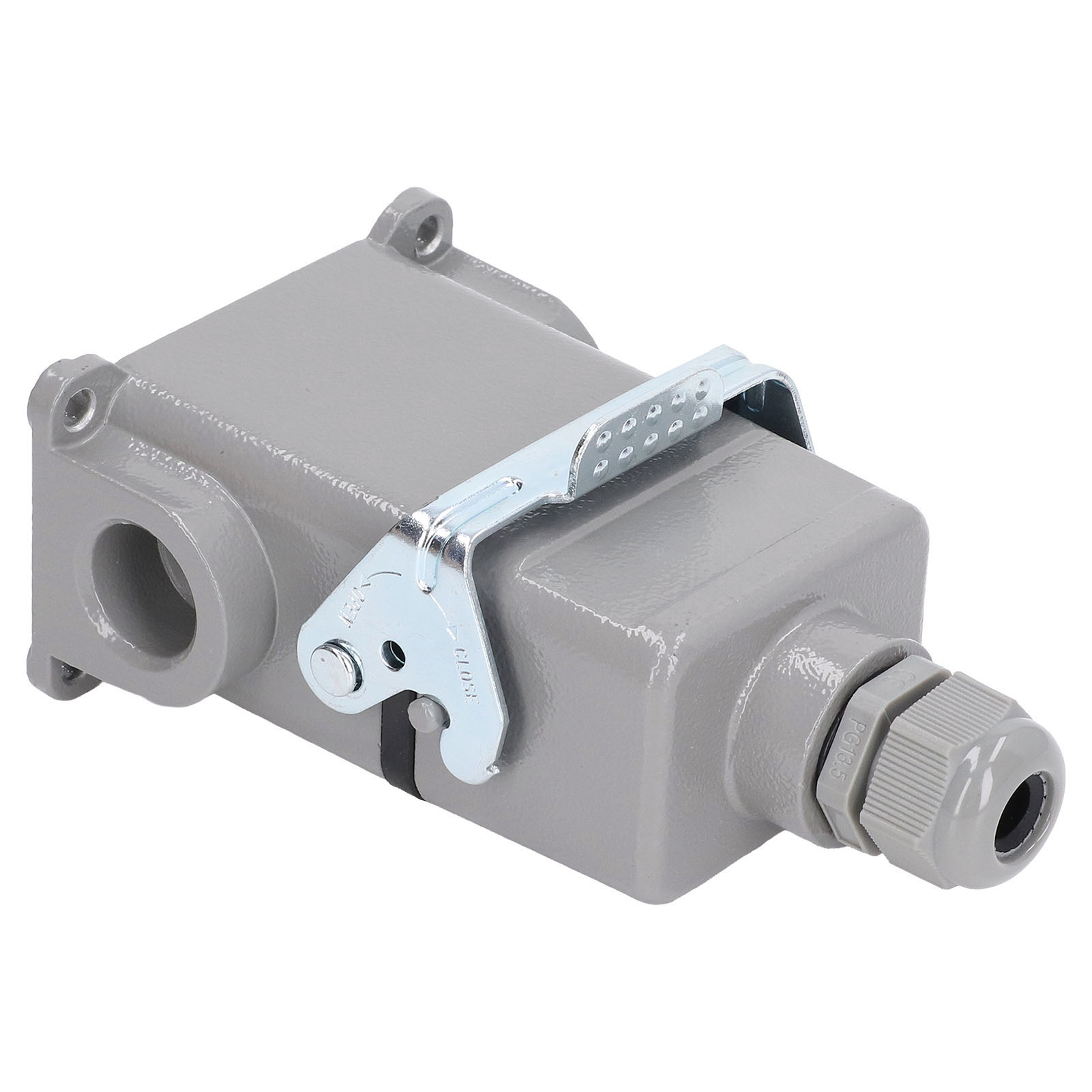 Ip65 Wasserdichter Industriestecker, Robuster Rechteckiger Elektrischer Stecker 16a 500v, Wasserdichter Stecker Für Den Professionellen Einsatz, Hochohmiges Rechteckiges Gehäuse.