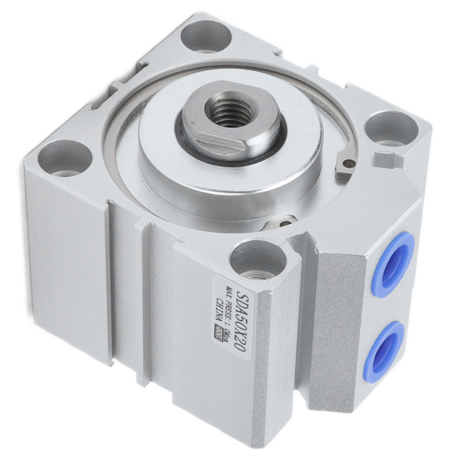 Miniatur-pneumatikzylinder Sda50x20 Aus Aluminiumlegierung, Schlanker Und Kompakter Zylinder Für Die Industrielle Automatisierung, 20 Mm Hub