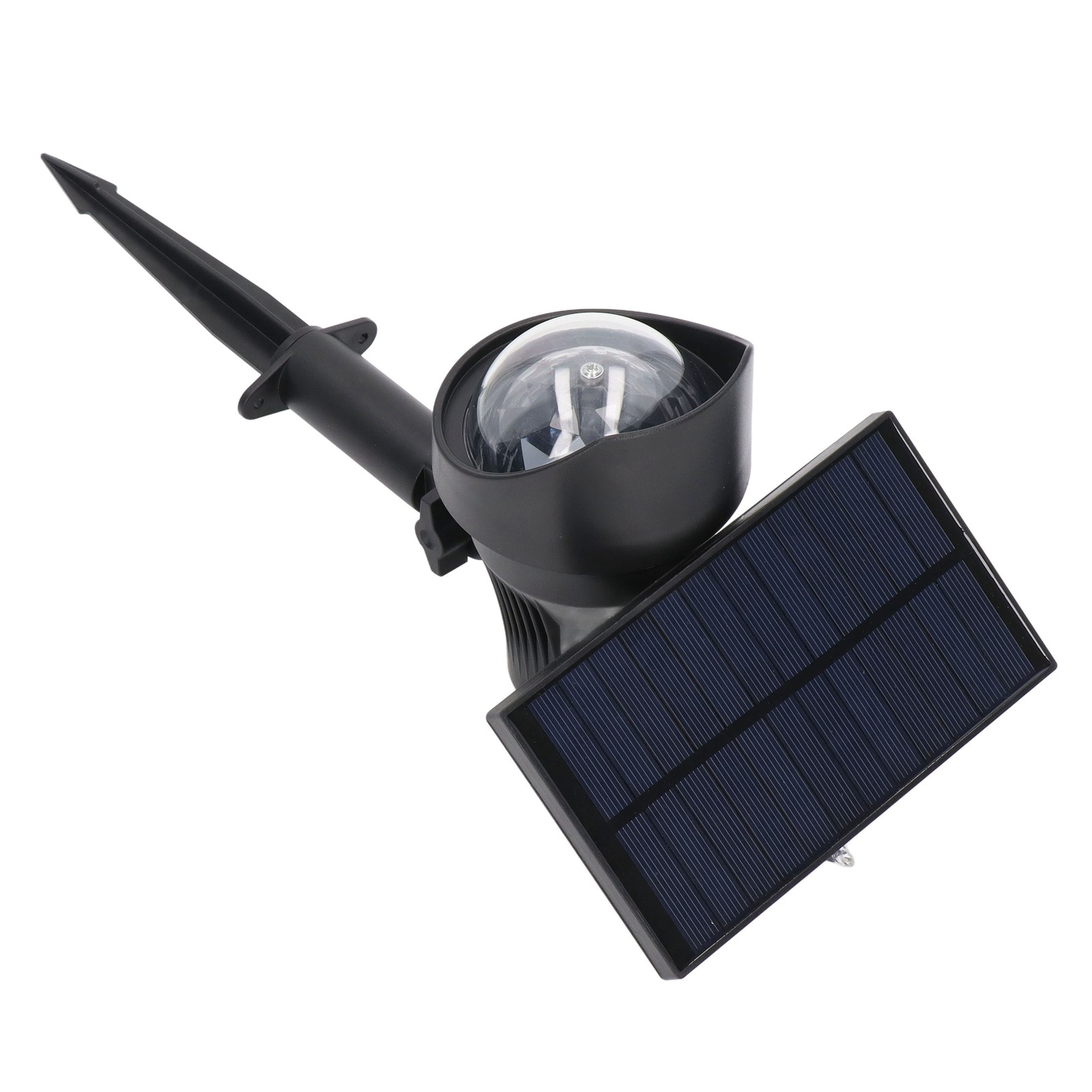 2-in-1 Wasserdichter Rgb-solarstrahler Mit Drehfunktion Für Den Außenbereich Zur Gartengestaltung