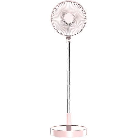 Faltbarer Ventilator (7,8 Zoll), 6000-mah-akku, App-steuerung, Timer, 4-stufiger, Teleskopierbarer Oszillationsventilator