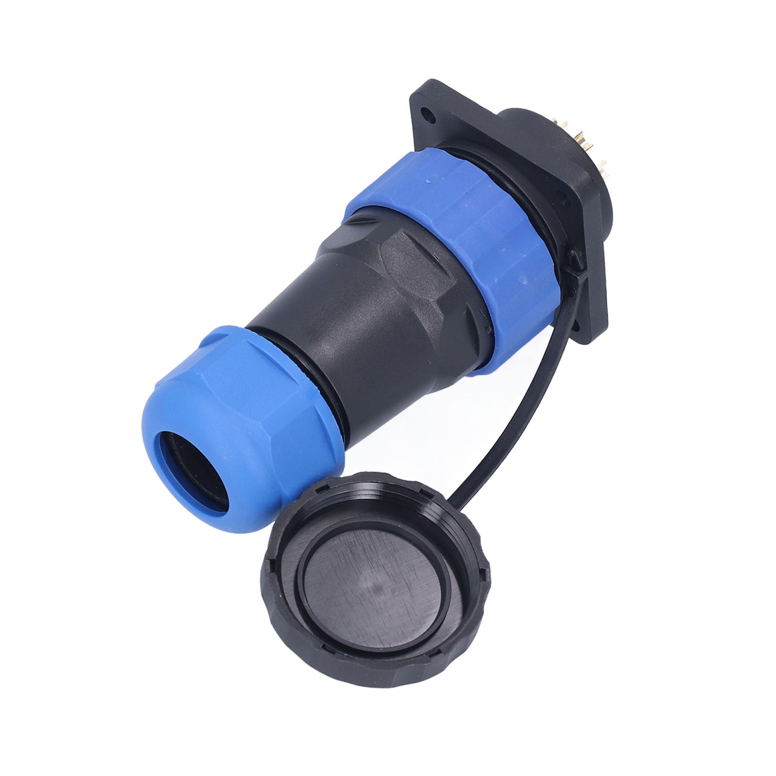 Sp288 Vierloch-vierkant-wasserdichtstecker, Flugzeugstecker (männlich/weiblich), 380 V, 25 A Wechselstrom, 8 Pins, Schutzart Ip67, Für Industrielle Anwendungen