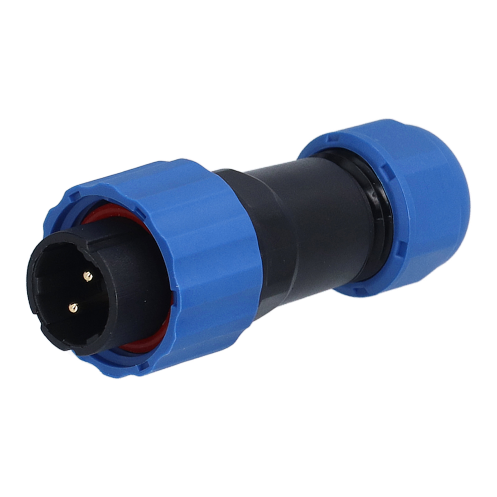 Ip68 Wasserdichter Flugzeugstecker, Sp16 Männlicher Und Weiblicher Flanschstecker, 2-polige Stoßverbinder 380v 10a, Wasserdichter Flanschstecker.