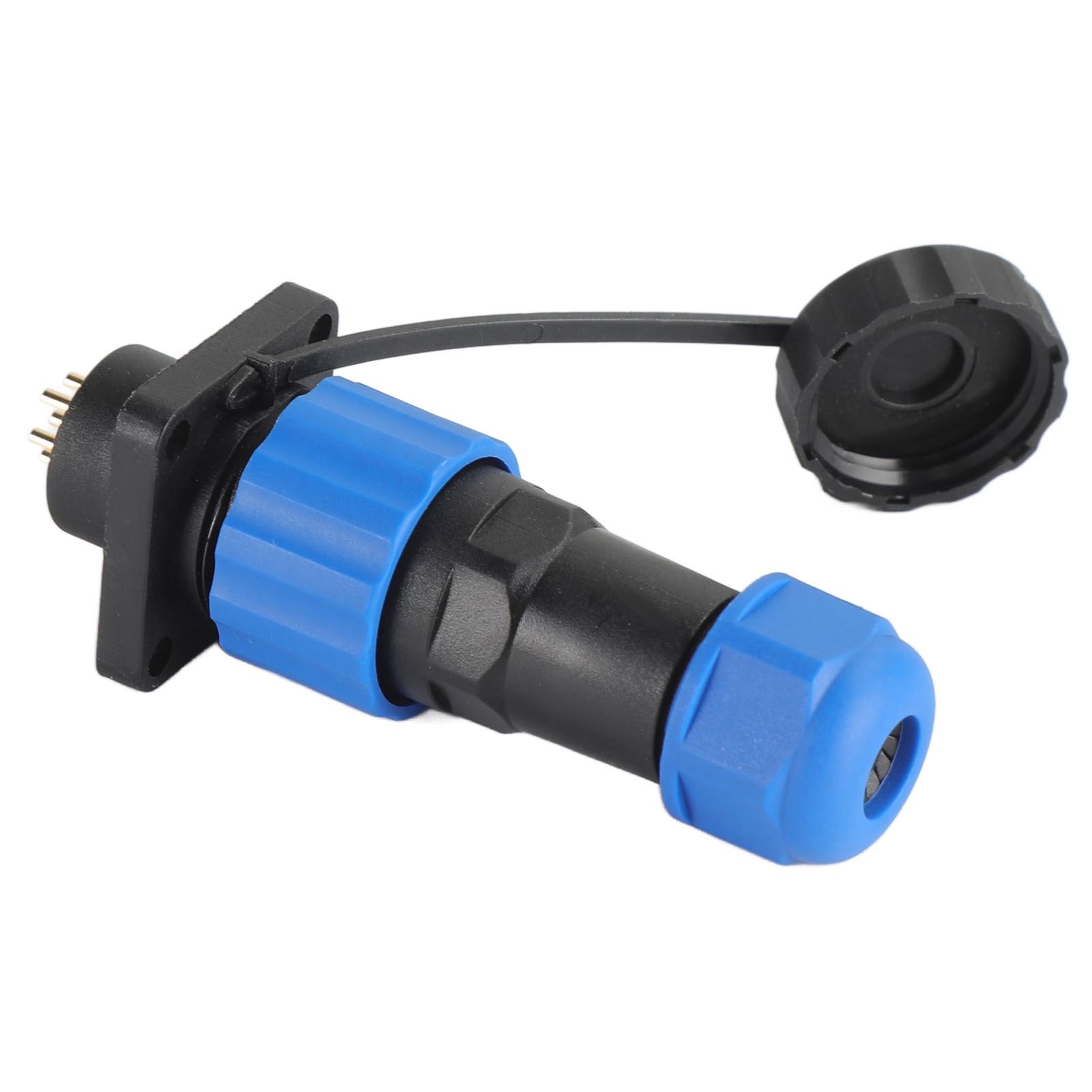 Ip68 Wasserdichter Stecker, Industrieller Luftfahrt-vierkantstecker, Sp167-poliger Anschlussadapter (250 V 5 A)