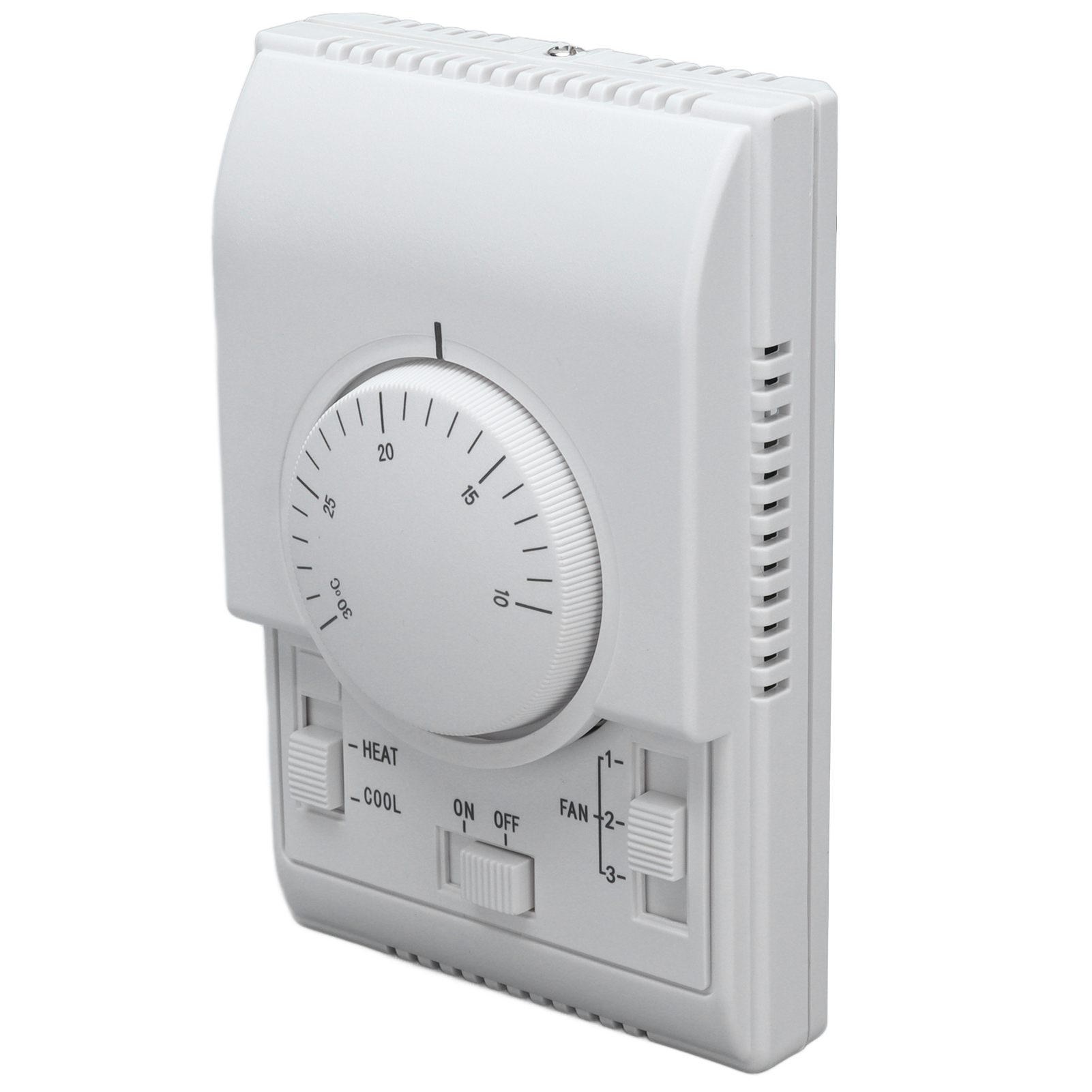 Mechanischer 2-wege-thermostat Für Zentrale Klimaanlage, 110-220-v-steuerschalter, Wandregler Für Heizung, Lüftung Und Klimaanlage, Zweikreis-steuerbox