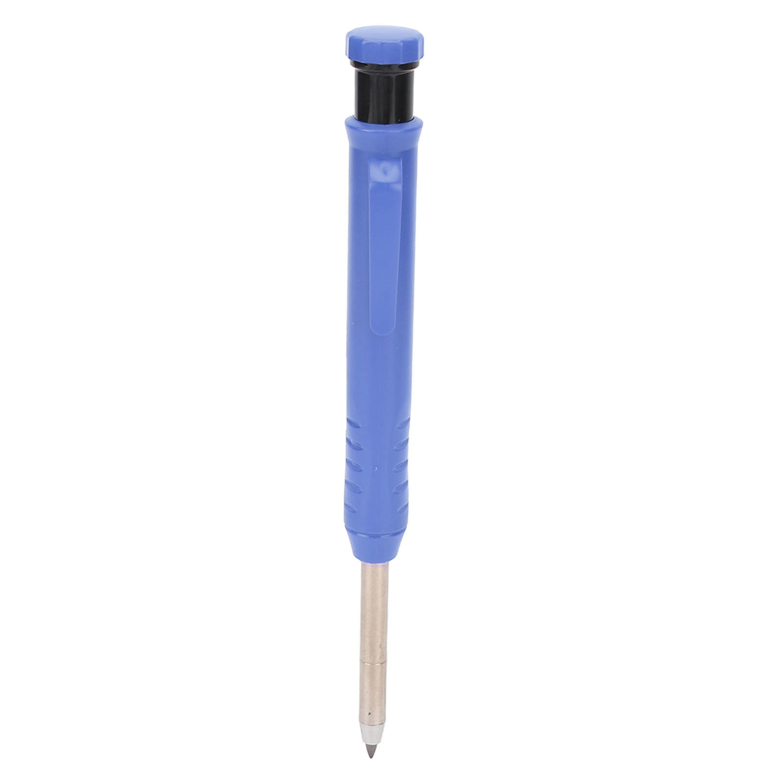 Mechanischer Holzbearbeitungsbleistift Mit Anspitzer, Bleistift Für Tiefe Löcher, Zum Markieren Von Metall Und Kunststoff, Blau