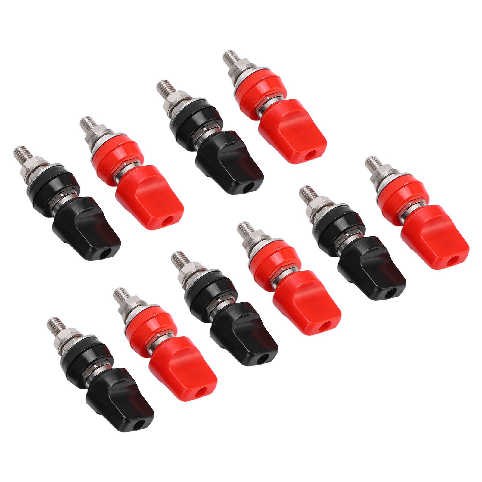 Satz Mit 5 M6 J.50019(1) Messing-anschlussklemmen Mit 4-mm-buchse Für Elektronische Instrumente