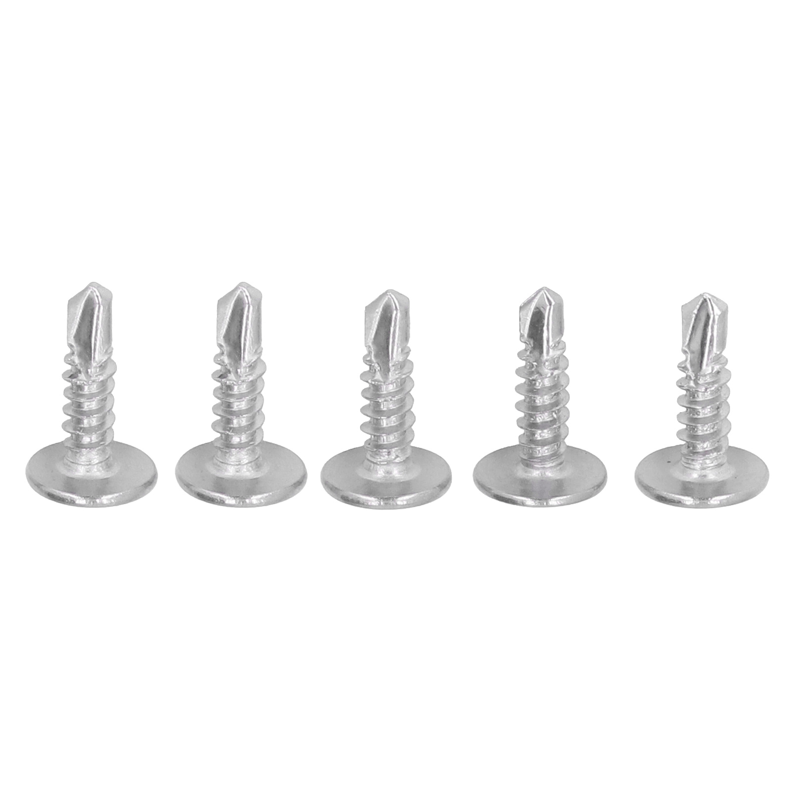 100 Selbstbohrende Holzschrauben, Senkkopf, Edelstahl-unterlegscheibe, 4,2 X 16 Mm, Befestigungsmaterial