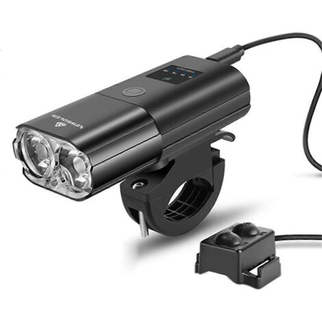 Fahrradscheinwerfer Mit 1000 Lumen, Externem Akku Und 4000 Mah Usb-ladefunktion