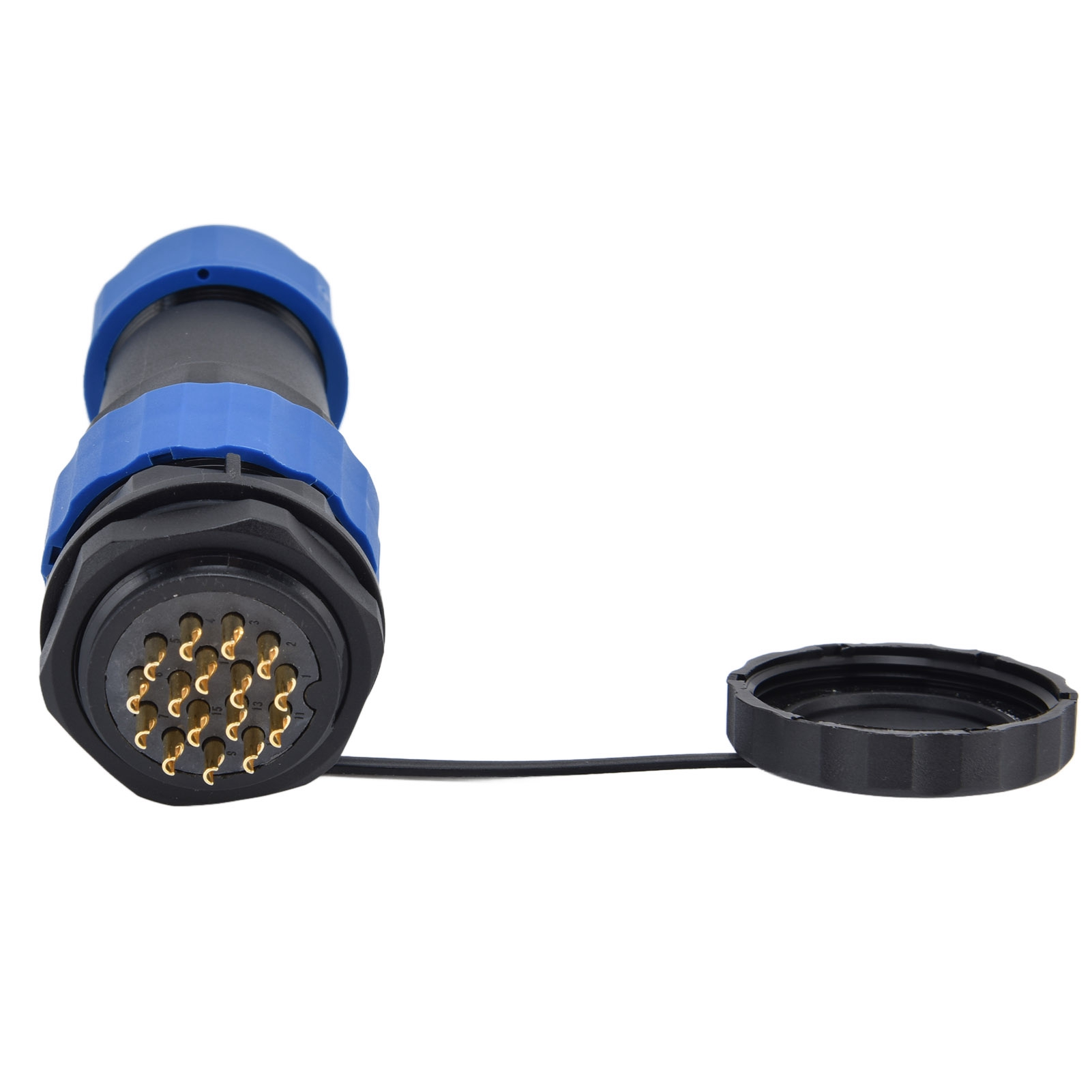 Ip68 Wasserdichte Rückmutter, Flugzeugstecker, 380v 10a Netzteil Für Sp2816-poliges Kabel