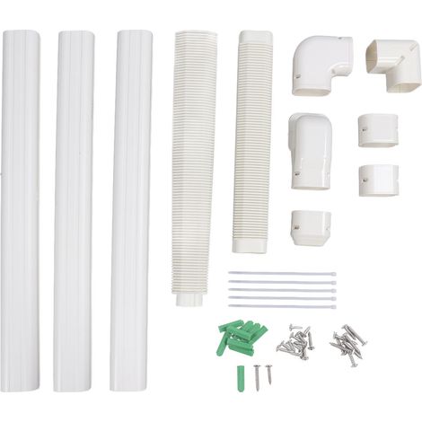 Dekoratives Pvc-abdeckungsset Für Klimaanlagenleitungen, Schutzset Für Split-klimaanlagen, Ästhetische Leitungsabdeckung