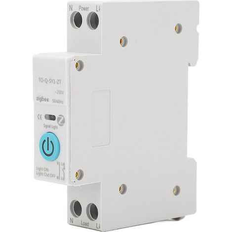 25a 90-240v Drahtloser Gerätetrennschalter, 1p Intelligenter Leitungsschutzschalter Mit Fernbedienung.