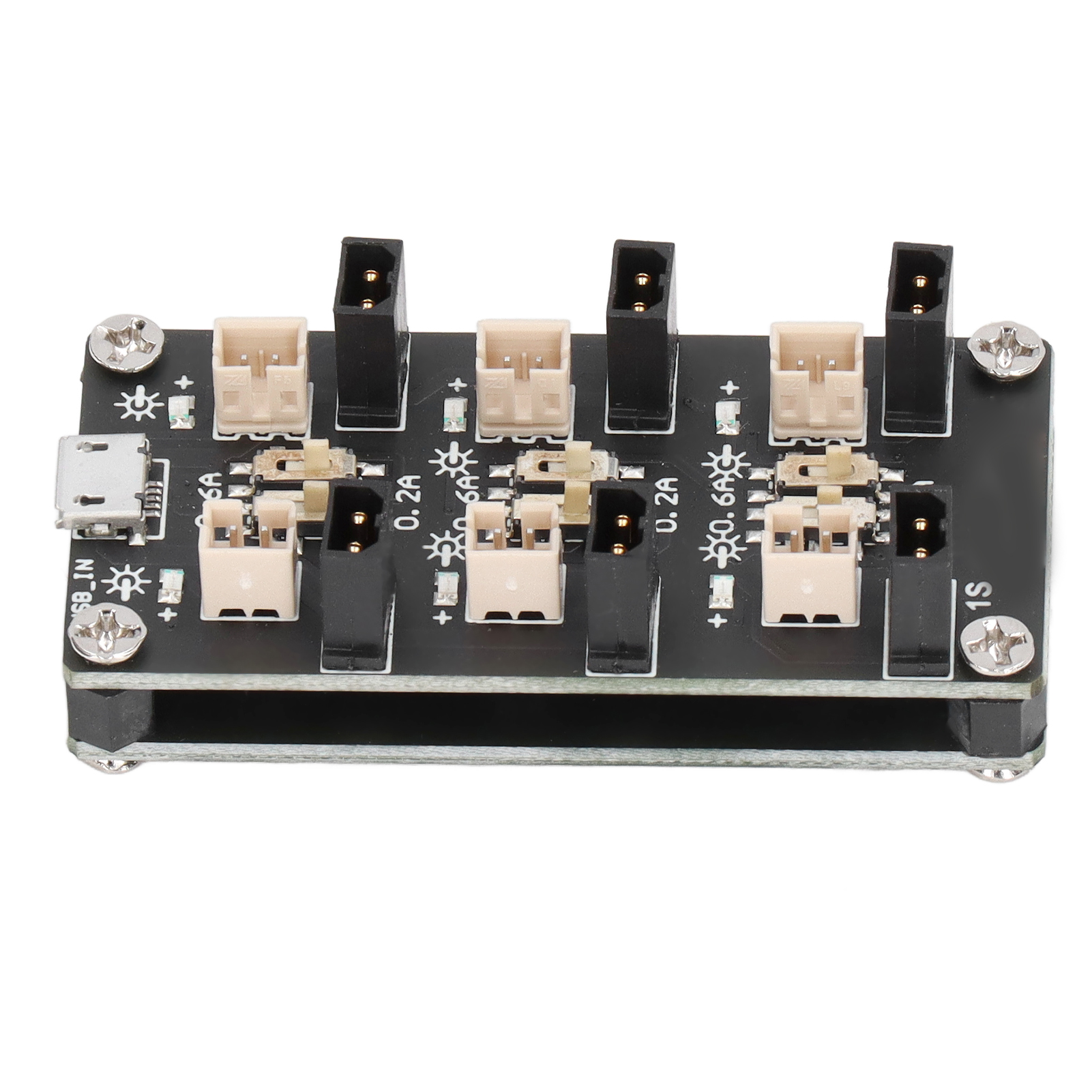 6-kanal-lithium-ladegerät 0,2 A/0,6 A, Lademodul Mit Led, Diy-akkuladegerätplatine