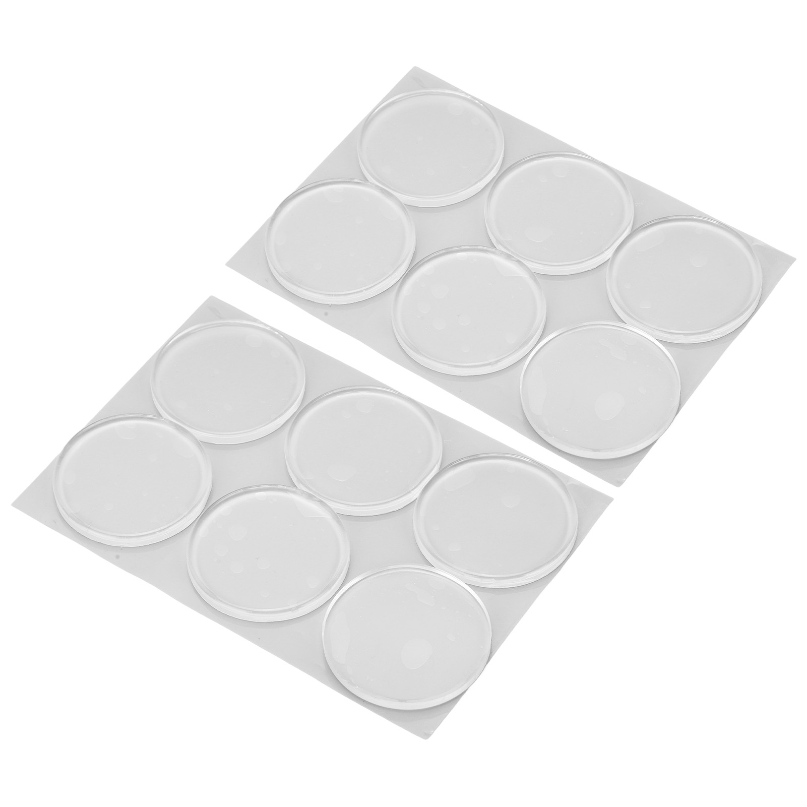 12 Runde, Transparente Schutzpads, Rutschfest, Wasser- Und Hitzebeständig, Geräuschdämpfend Für Möbel