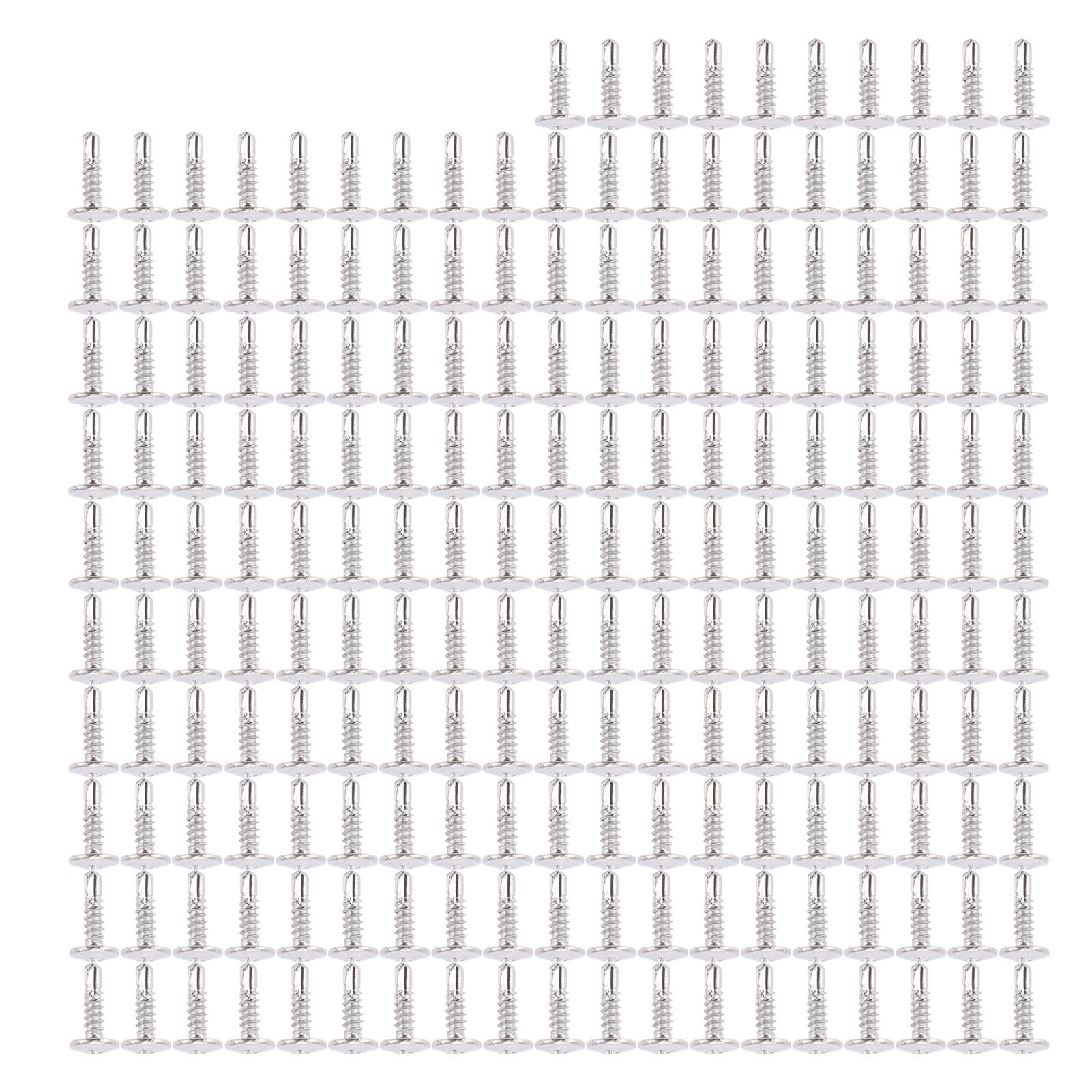 Edelstahl-maschinenschrauben M4,2x16, Packung Mit 200 Stück, Flachkopf Mit Unterlegscheibe, Selbstbohrende Schrauben, Vielseitiges Befestigungszubehör.