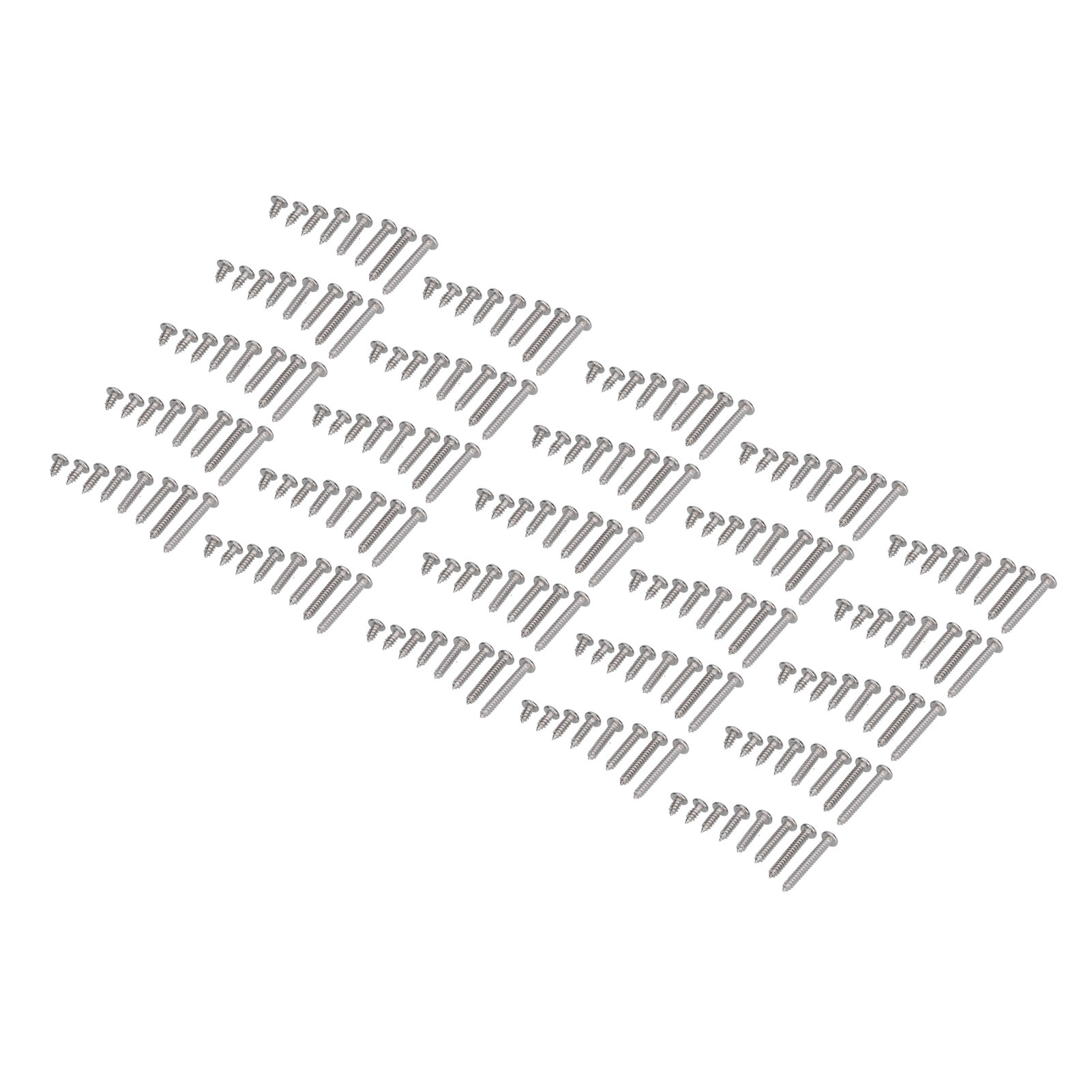 200 Stück Selbstbohrende Senkkopfschrauben Aus Edelstahl 304, Kreuzschlitz-set Für Holz, Robuste Befestigung, Professionelle Hardware.