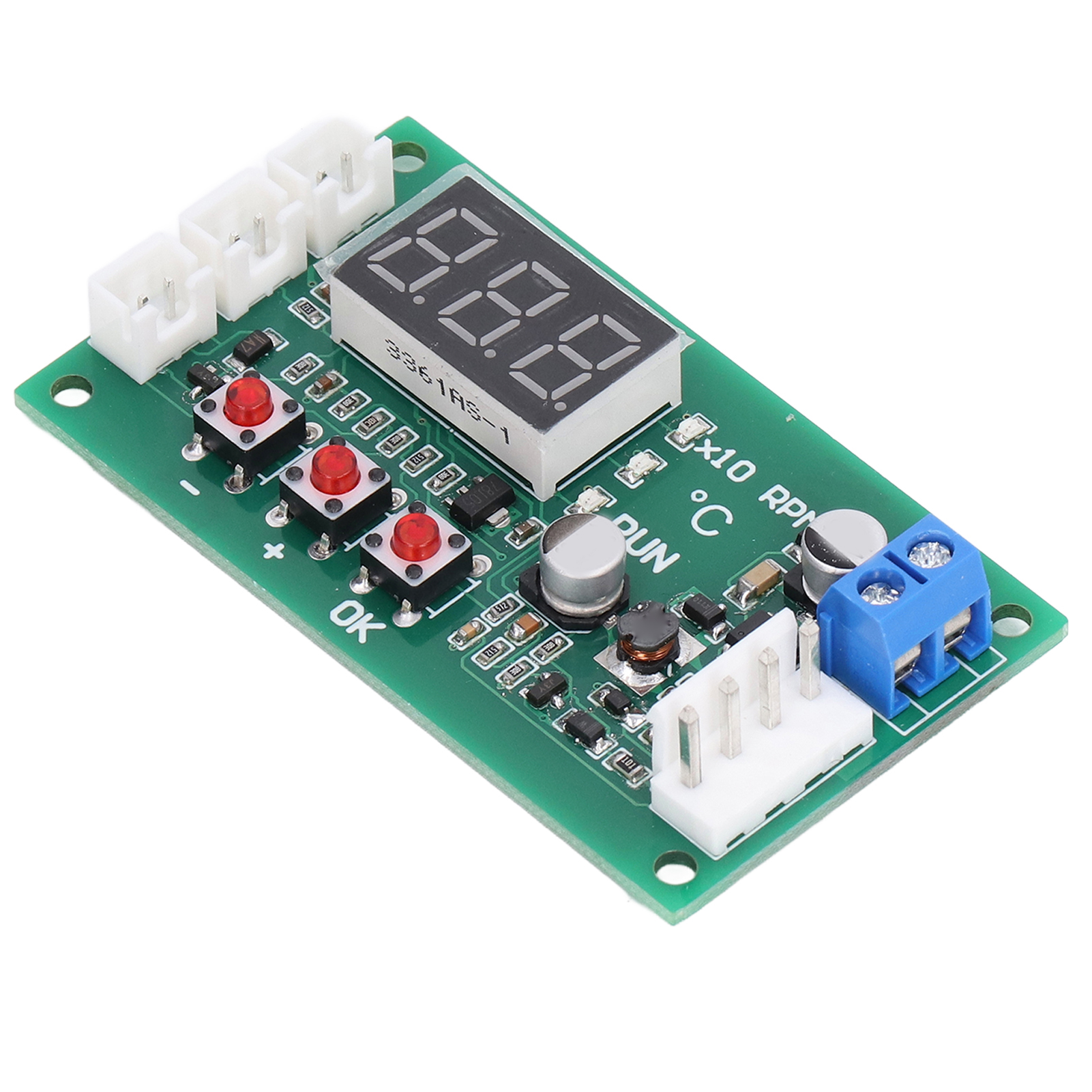 4-draht-pwm-digitallüfterdrehzahlregler, 5a Dc12-48v Temperaturregelungsmodul, Kompatibel Mit Ebm Ec