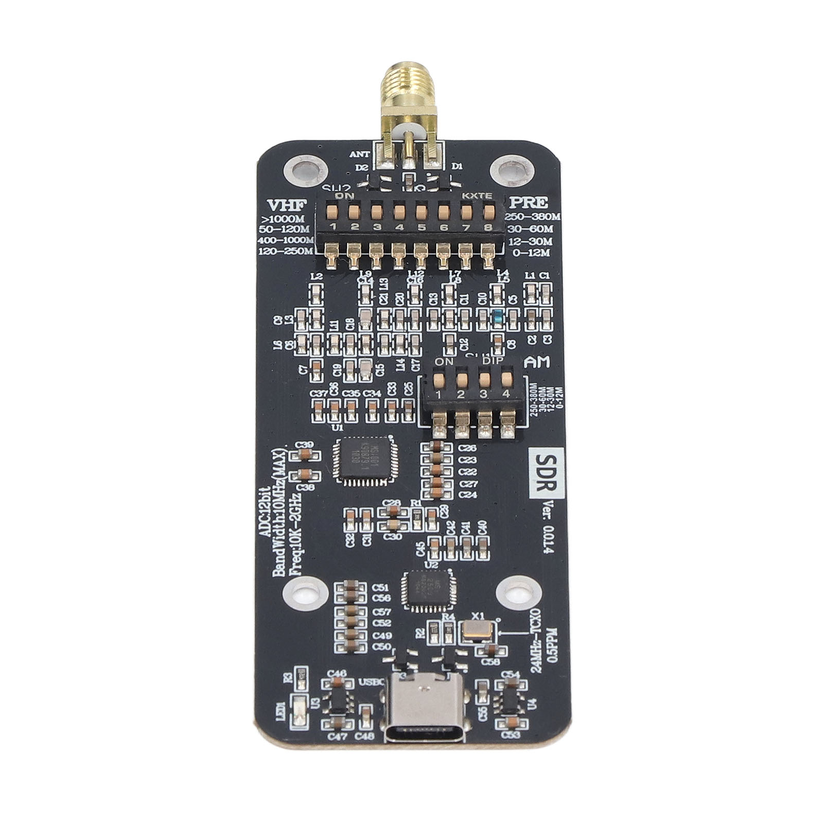 Sdr Rsp1 12-bit Software-funkempfängermodul 10 Khz–2 Ghz Für Modulation