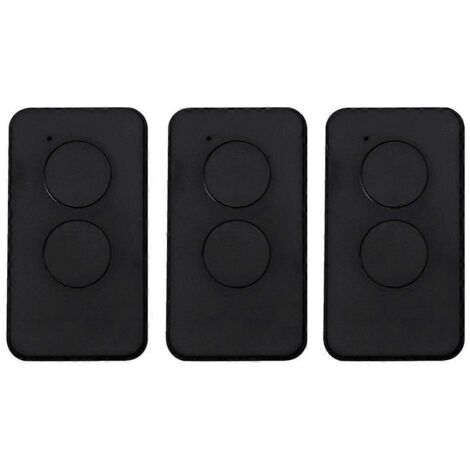Set Mit 3 Schwarzen Garagentor-fernbedienungen