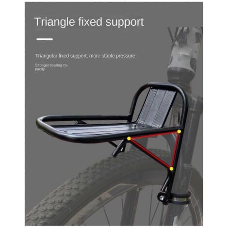 Frontgepäckträger, Fahrradkorbhalterung, Frontgepäckträger Für Mountainbikes, Schwarz