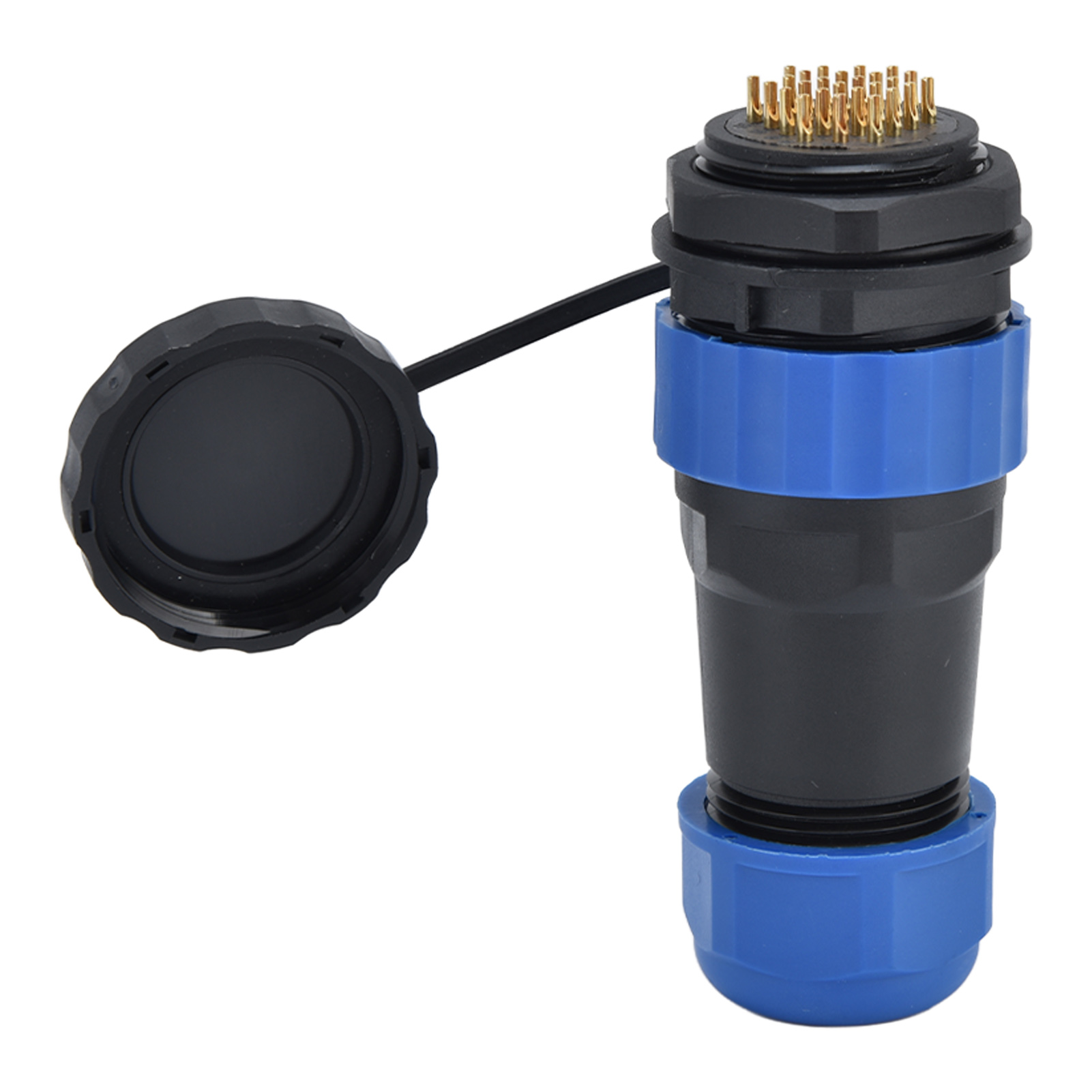 Ip68 Wasserdichte Anschlussmutter, 250 V 5 A Industrie-luftfahrtstecker Für Kabel, Sp2816-pin, Innengewinde, Tauchschutz, Netzteil
