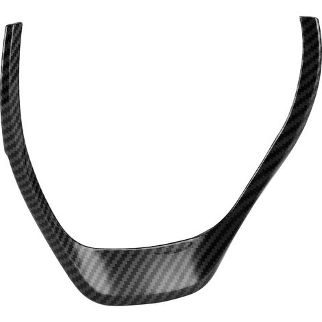Dekorative Lenkradblende Für Den Fahrzeuginnenraum, Kompatibel Mit Bmw 3er Und 4er Modellen (f30, F31, F34, F32), Carbonfaser-optik, Glänzend Schwarz.