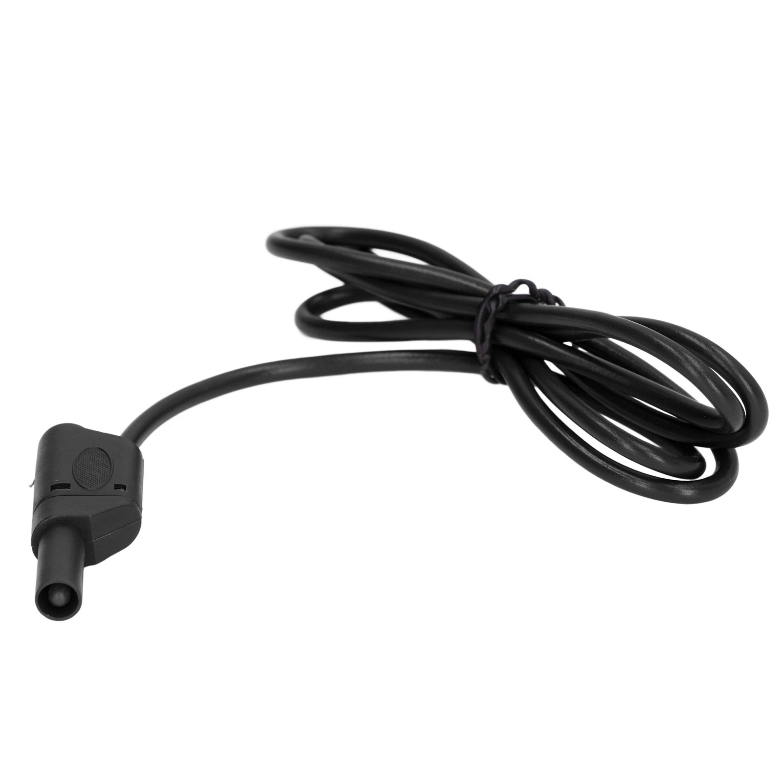 Packung Mit 4 Schwarzen Bananensteckern Für Messleitungen, Sicherheitsstecker, Passend Für Das Elektrische Multimeter-set J.70016 (stecker-stecker-verbindung).