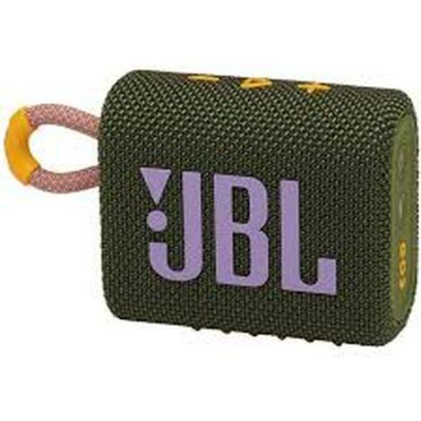 Jbl Go 3 Wasserdichter Bluetooth-lautsprecher, Grün, Tragbarer Kabelloser Lautsprecher, Mini-größe, 5 Stunden Akkulaufzeit, Ideal Für Reisen Und Den Einsatz Im Freien.