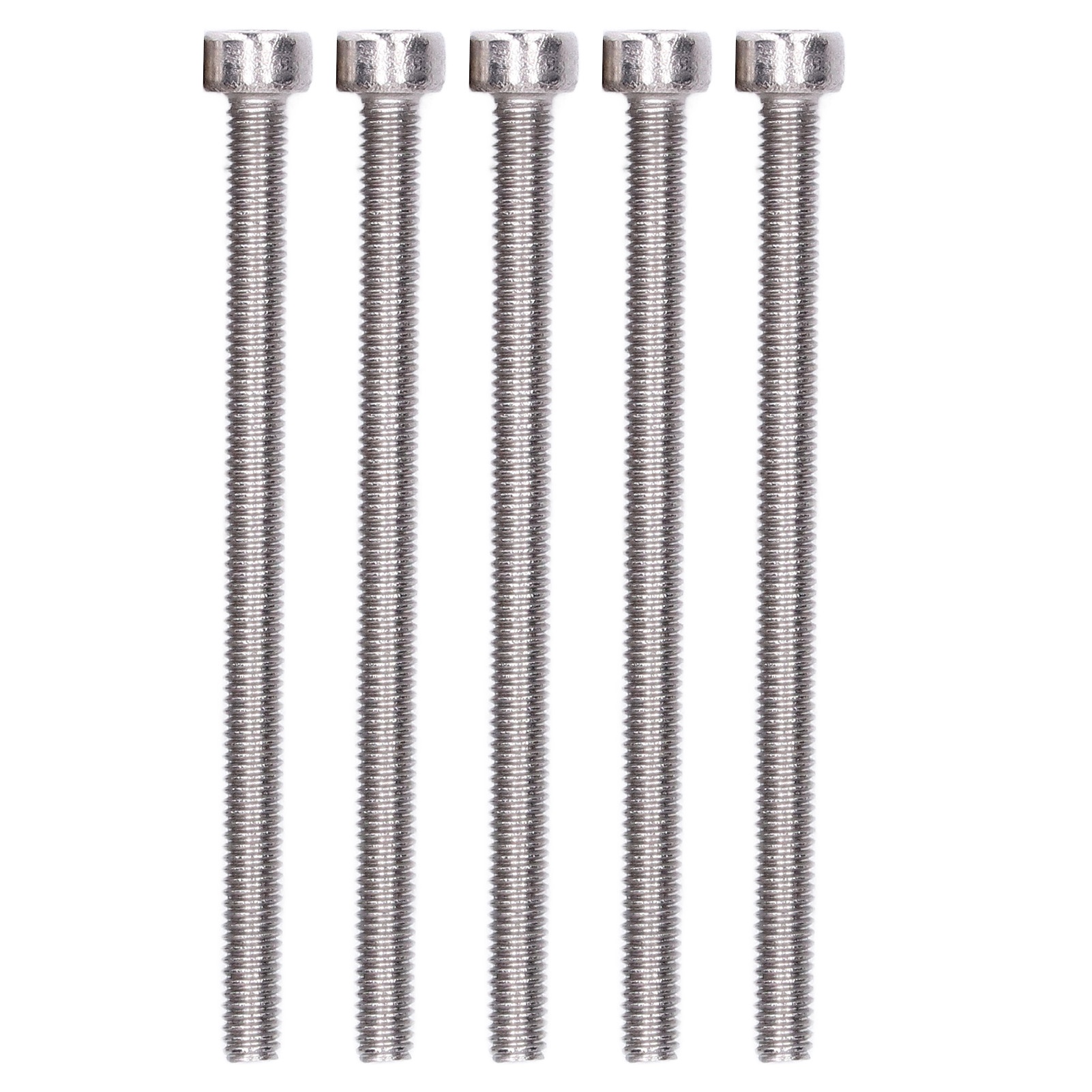 M4-befestigungsschrauben Aus Verzinktem Stahl, Sechskantkopf, Packung Mit 50 Stück Für Mechanische Montage, Formenbefestigung Und Teileklemmung - 2800-0004-0055