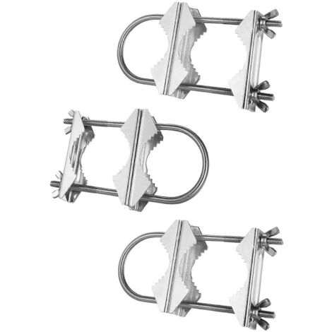 Doppelte V-förmige Antennenmasthalterung Mit U-bügeln Für Tv, Cb (3er-pack)